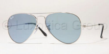 Ray-Ban Aviator RB3025 Silver Crystal Light Blue