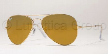 Ray-Ban Aviator RB3025 Gold Crystal Mirror