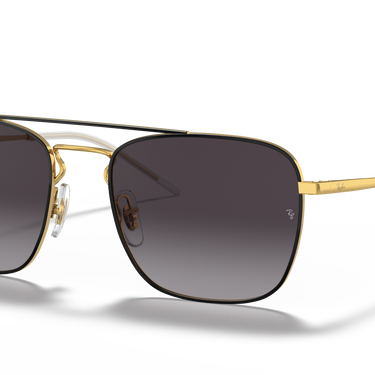 Ray-Ban RB3588 90548G Zwart op Goud