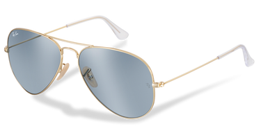 Ray-Ban Aviator RB3025 goud/blauw