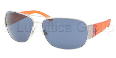 Polo Zonnebril PH3063 Zilver-Blauw