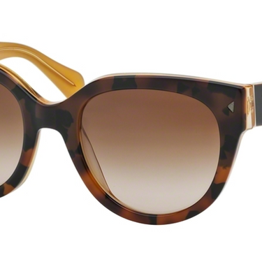 Prada Zonnebril PR 17OS FAL1Z1 Top Light Havana/Opal Yellow