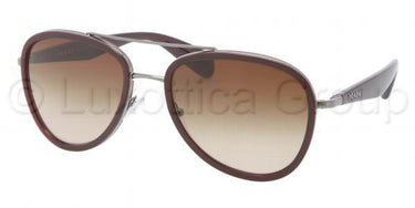 Prada Zonnebril PR 51PS Gunmetal-Bruin