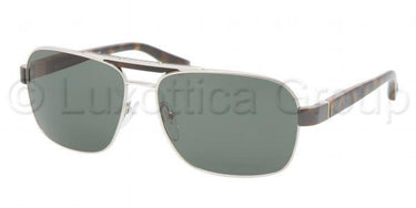 Prada Zonnebril PR 55OS Zilver-Groen