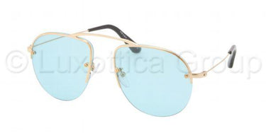 Prada Zonnebril PR 58OS Goud-Blauw