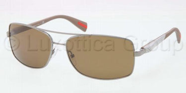 Prada Zonnebril PS 50OS Gunmetal-Bruin