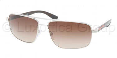 Prada Zonnebril PS 55NS Zilver-Bruin