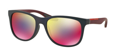 Prada Sport Zonnebril PS 03OS UBX9Q1 Shot Grey Rubber