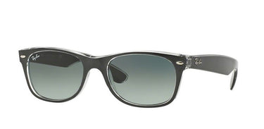 Ray-Ban Wayfarer RB2132 614371 Top Brushed Gunmetal On Transparent