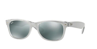 Ray-Ban Wayfarer RB2132 614440 Top Brushed Silver On Transparent
