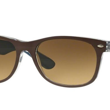 Ray-Ban Wayfarer RB2132 618985 Top MT Chocolate On Blue