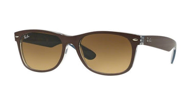 Ray-Ban Wayfarer RB2132 618985 Top MT Chocolate On Blue