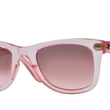Ray-Ban Wayfarer RB2140 6057X3 Roze-Gradient Bruin Foto