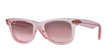 Ray-Ban Wayfarer RB2140 6057X3 Roze-Gradient Bruin Foto