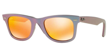 Ray-Ban Wayfarer RB2140 611169 Groen-Bruin Mirror Oranje
