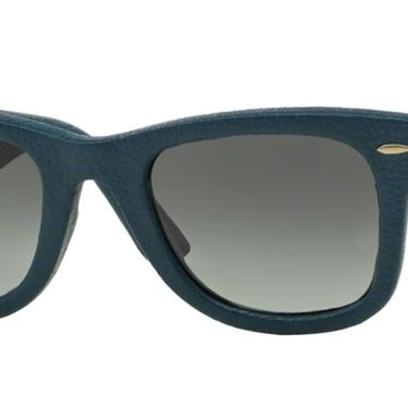 Ray-Ban Wayfarer Leather RB2140QM 116871 Used Leather Blue