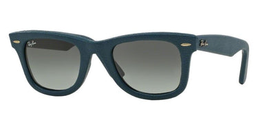Ray-Ban Wayfarer Leather RB2140QM 116871 Used Leather Blue