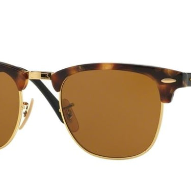 Ray-Ban Clubmaster RB3016 1160 Spotted Brown Havana