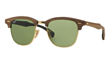 Ray-Ban Clubmaster RB3016M 11824E Walnut Rubber Green