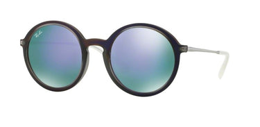 Ray-Ban RB4222 61684V Violet Rubber-Grijs Mirror Violet