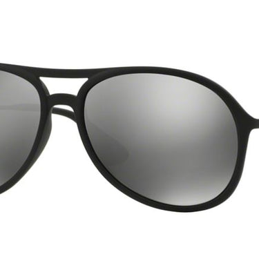 Ray-Ban Alex RB4201 622/6G Rubber Zwart-Grijs Mirror Zilver