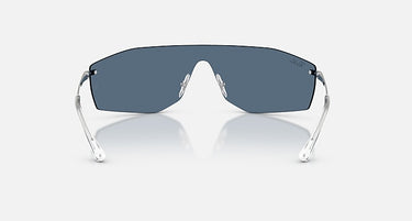 Ray-Ban Alix RB3781 003/80 zilver, lens in donkerblauw – achteraanzicht