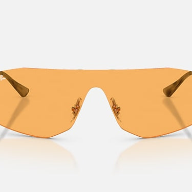 Ray-Ban Alix RB3781 003/85 zilver, lens in geel – vooraanzicht