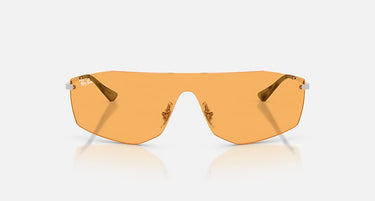 Ray-Ban Alix RB3781 003/85 zilver, lens in geel – vooraanzicht