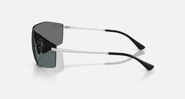 Ray-Ban Alix RB3781 003/87 zilver, lens in grijs – zijaanzicht