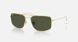 Ray-Ban Explorer III RB3779 001/31 arista goud, groen – schuin vooraanzicht