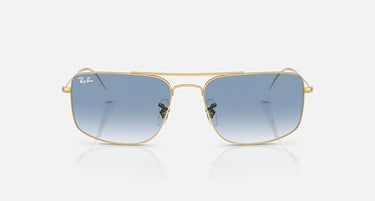 Ray-Ban Explorer III RB3779 001/3F arista goud, helder verloopblauw – vooraanzicht