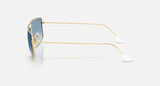 Ray-Ban Explorer III RB3779 001/3F arista goud, helder verloopblauw – zijaanzicht