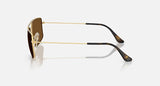 Ray-Ban Explorer III RB3779 001/57 arista goud, bruin gepolariseerd – zijaanzicht