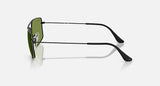 Ray-Ban Explorer III RB3779 002/4E zwart met groene glazen – zijaanzicht