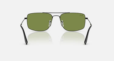 Ray-Ban Explorer III RB3779 002/4E zwart met groene glazen – achteraanzicht