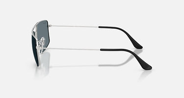 Ray-Ban Explorer III RB3779 003/3R zilver, donkerblauw gepolariseerd – zijaanzicht