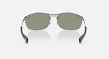 Ray-Ban The Mandalorian Olympian Deluxe RB3119M 928040 staalgrijs – achteraanzicht