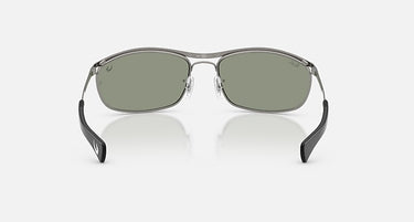 Ray-Ban The Mandalorian Olympian Deluxe RB3119M 928040 staalgrijs – achteraanzicht