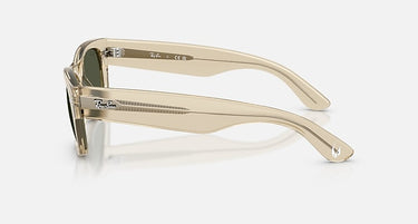 Ray-Ban Star Wars Grogu Mega Wayfarer II RB0832S 146031 beige met groene glazen, zijaanzicht