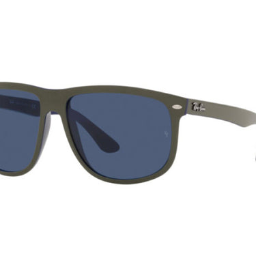 Ray-Ban Boyfriend RB4147 657080 Matte Green on Blue