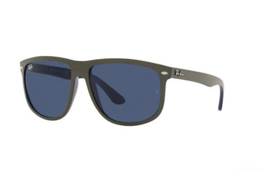 Ray-Ban Boyfriend RB4147 657080 Matte Green on Blue