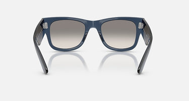 Ray-Ban Mega Wayfarer RB0840S 684532 transparant donkerblauw, achteraanzicht