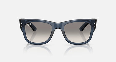 Ray-Ban Mega Wayfarer RB0840S 684532 transparant donkerblauw, vooraanzicht