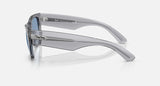 Ray-Ban Mega Wayfarer RB0840S 68463F transparant grijs, zijaanzicht