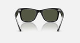 Ray-Ban Original Wayfarer RB2140 129431 zwart op transparant, achteraanzicht