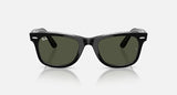 Ray-Ban Original Wayfarer RB2140 129431 zwart op transparant, vooraanzicht