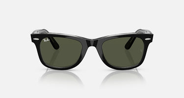 Ray-Ban Original Wayfarer RB2140 129431 zwart op transparant, vooraanzicht