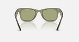 Ray-Ban Star Wars Master Yoda Wayfarer RB2140 68694E transparant groen, achteraanzicht