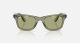 Ray-Ban Star Wars Master Yoda Wayfarer RB2140 68694E transparant groen, vooraanzicht