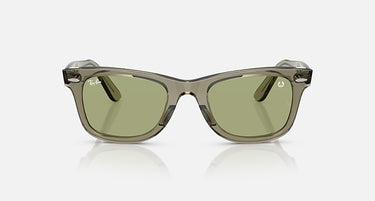 Ray-Ban Star Wars Master Yoda Wayfarer RB2140 68694E transparant groen, vooraanzicht